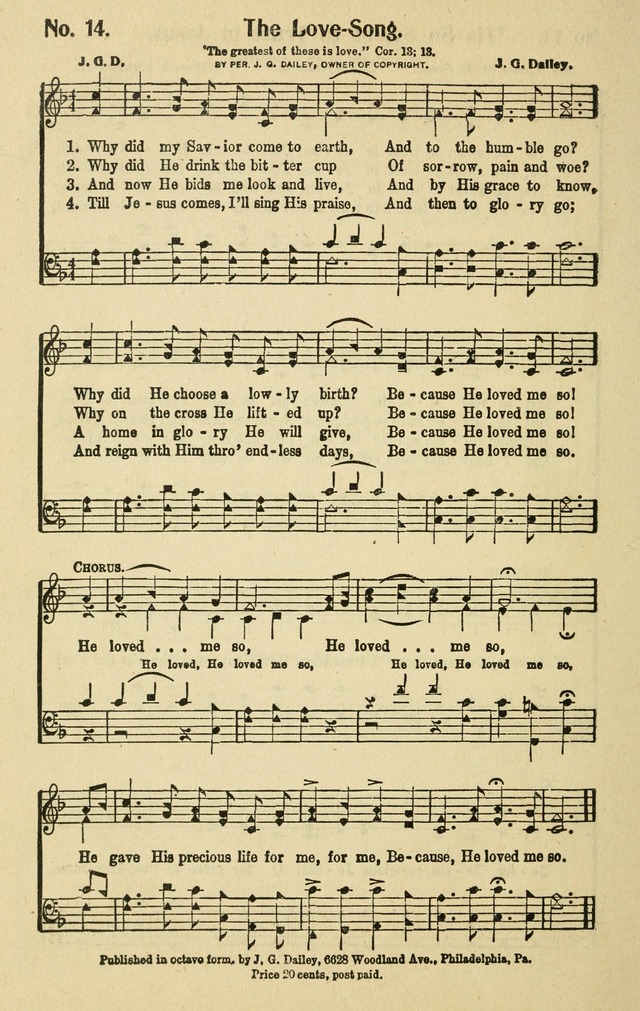 Songs for the sunday school page 14 hymnary