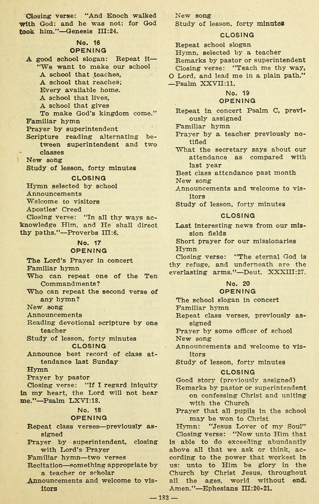 Songs for the Sunday School page 181
