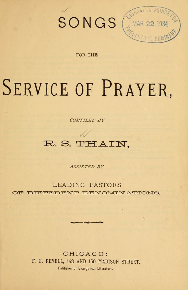 Songs for the Service of Prayer page 10