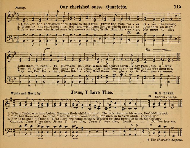 Songs for Worship: in the Sunday-school, social-meeting, and family page 115