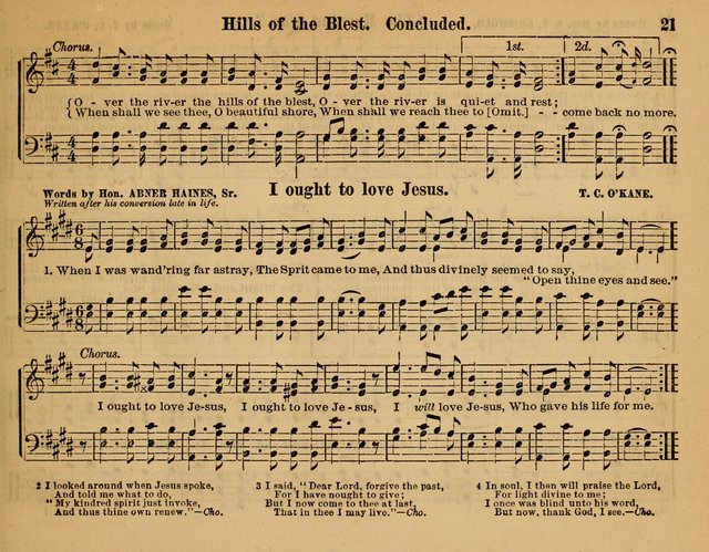 Songs for Worship: in the Sunday-school, social-meeting, and family page 21