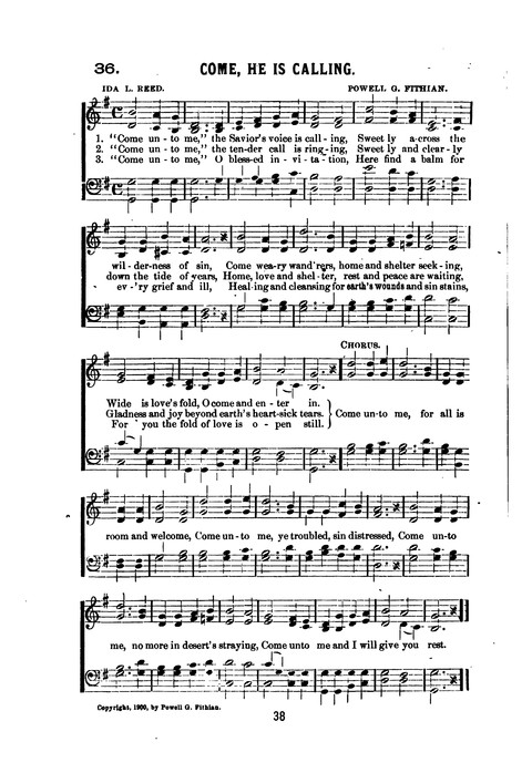 Songs for Work and Worship page 36