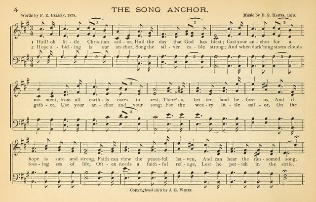 Song Anchor: a Choice Collection of Favorites for Sabbath School and Praise Service page 4