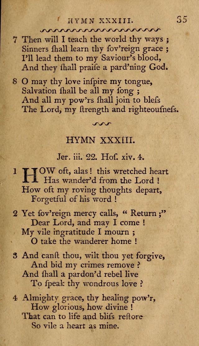 Selection of approved hymns and spiritual songs . . . page 36