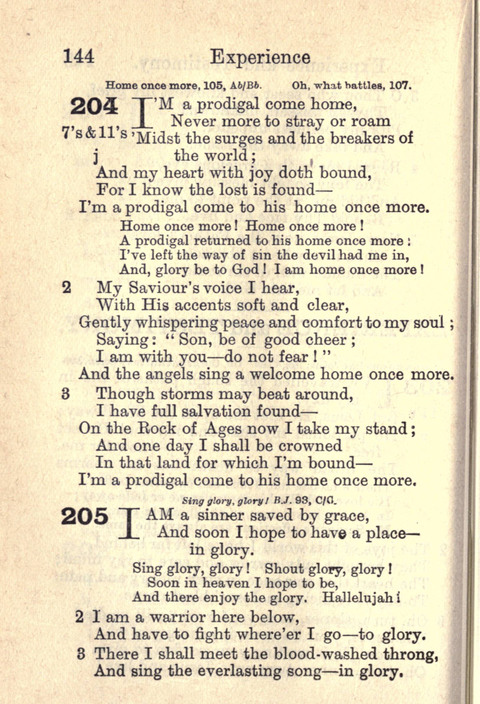 Salvation Army Songs page 144