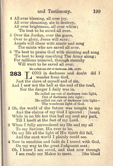 Salvation Army Songs page 199