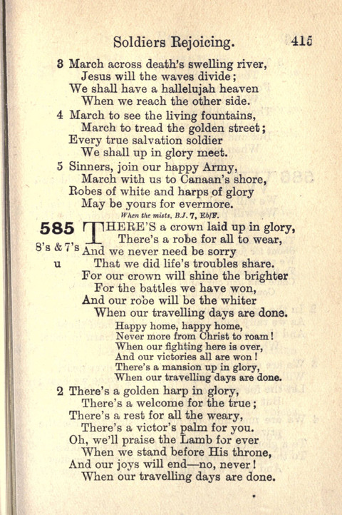 Salvation Army Songs page 415