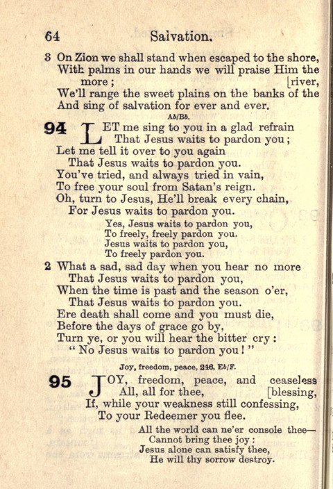 Salvation Army Songs page 64