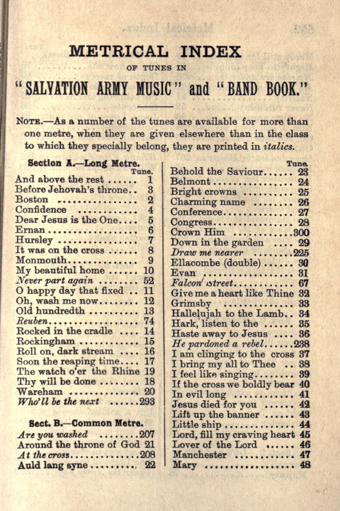Salvation Army Songs page 651