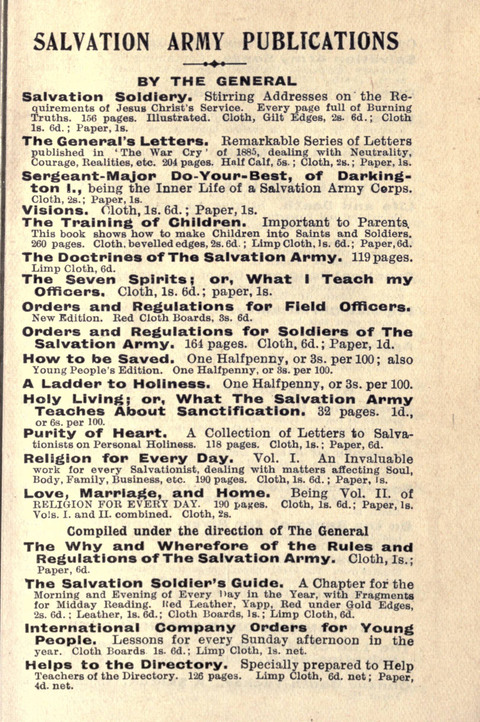 Salvation Army Songs page 657