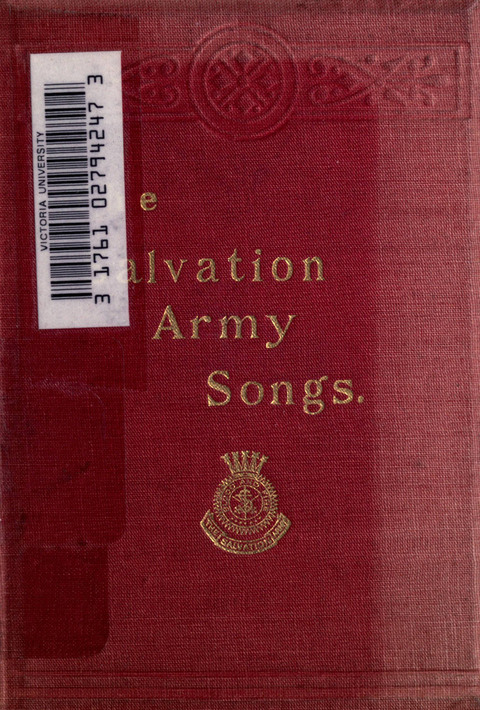 Salvation Army Songs page cover