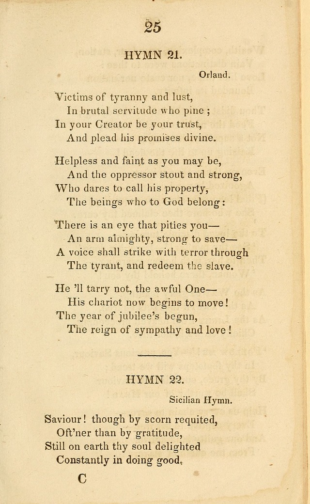 A Selection of Anti-Slavery Hymns: for the use of the friends of emancipation page 17