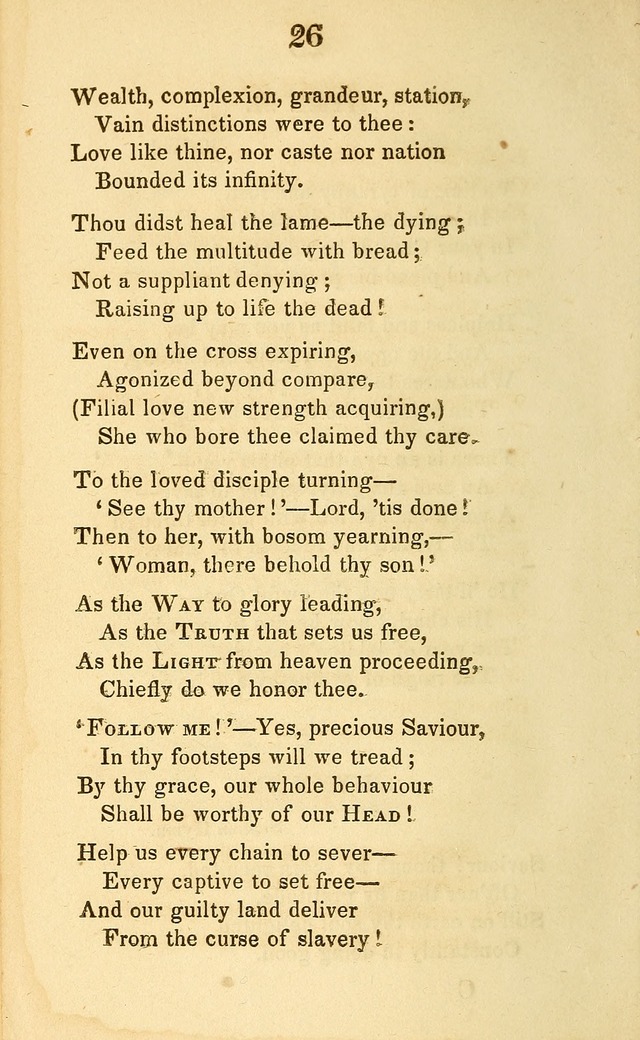A Selection of Anti-Slavery Hymns: for the use of the friends of emancipation page 18