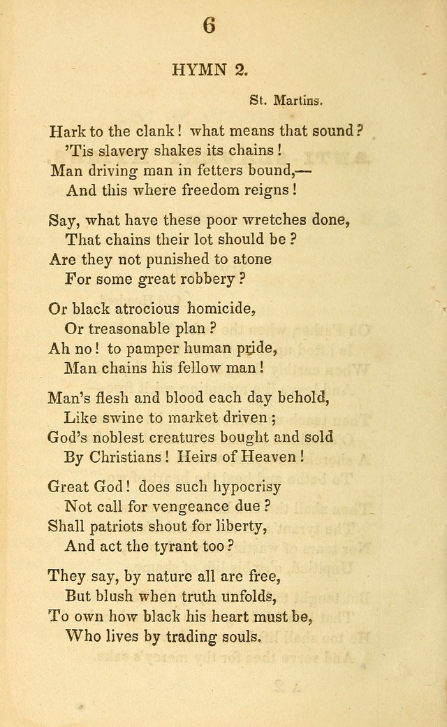 A Selection of Anti-Slavery Hymns: for the use of the friends of emancipation page 2