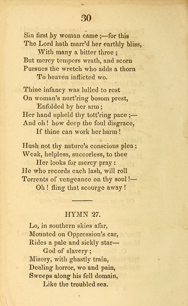 A Selection of Anti-Slavery Hymns: for the use of the friends of emancipation page 22