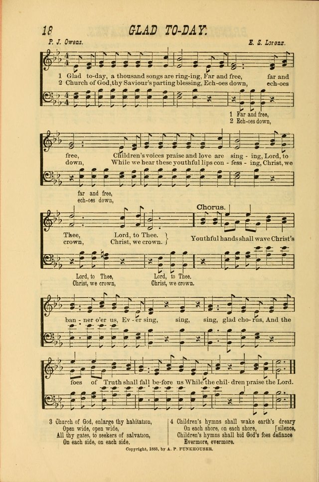 Sabbath Bells: for the Sunday-school and for prayer, praise, and gospel meetings page 18