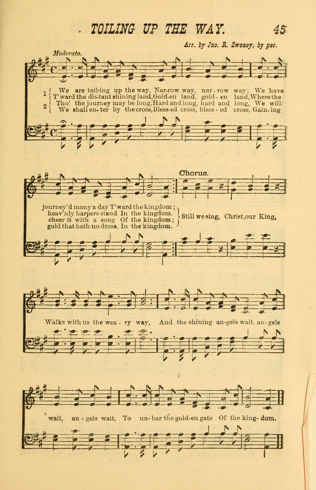 Sabbath Bells: for the Sunday-school and for prayer, praise, and gospel meetings page 47