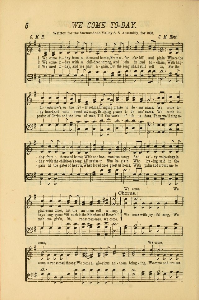 Sabbath Bells: for the Sunday-school and for prayer, praise, and gospel meetings page 6