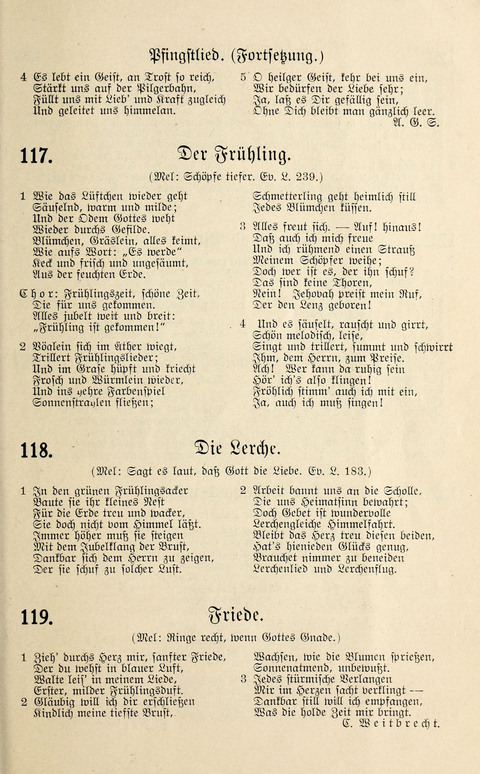 Sänger-Bote: ein Liederbuch für Kirche und Haus page 107