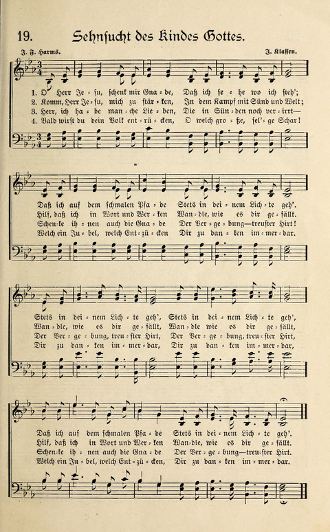 Sänger-Bote: ein Liederbuch für Kirche und Haus page 19