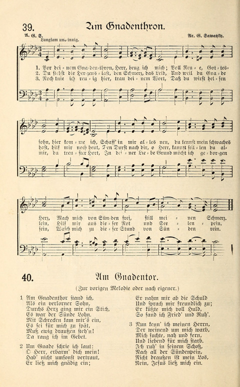Sänger-Bote: ein Liederbuch für Kirche und Haus page 42