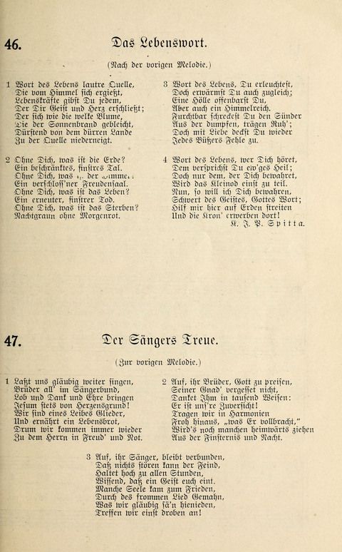 Sänger-Bote: ein Liederbuch für Kirche und Haus page 47