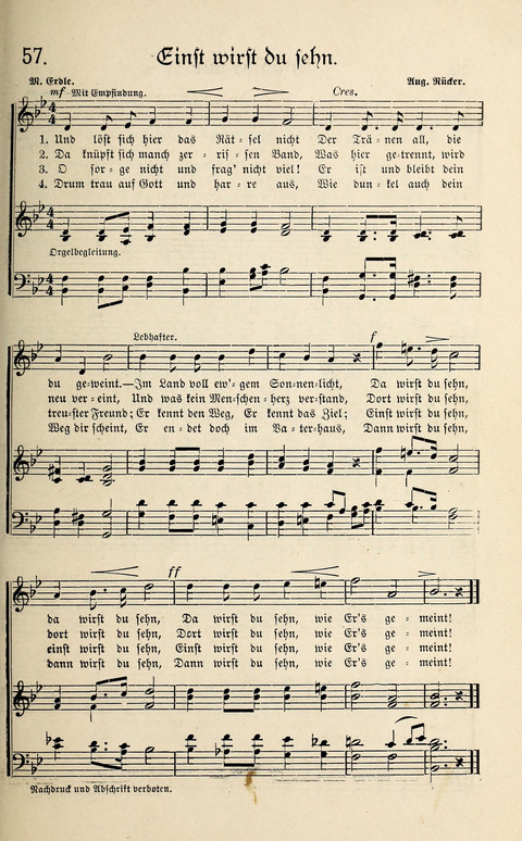 Sänger-Bote: ein Liederbuch für Kirche und Haus page 57