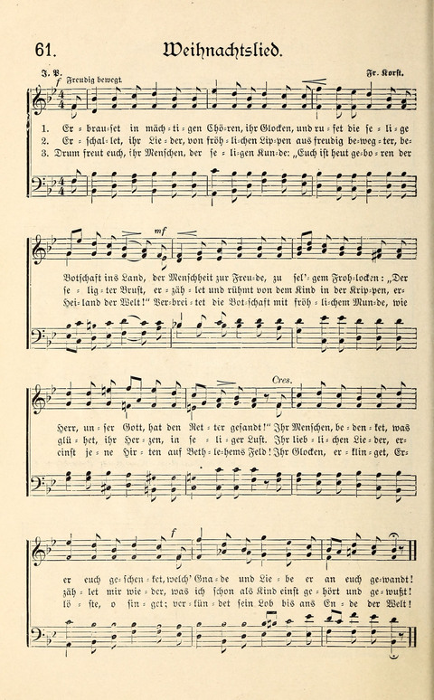 Sänger-Bote: ein Liederbuch für Kirche und Haus page 62