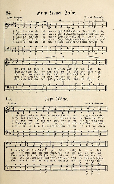Sänger-Bote: ein Liederbuch für Kirche und Haus page 65