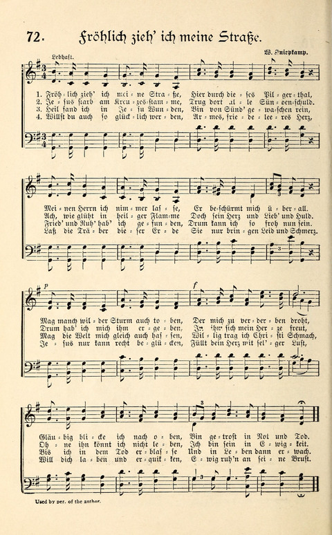 Sänger-Bote: ein Liederbuch für Kirche und Haus page 70