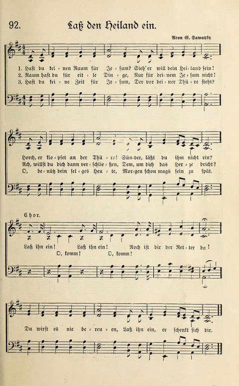 Sänger-Bote: ein Liederbuch für Kirche und Haus page 93