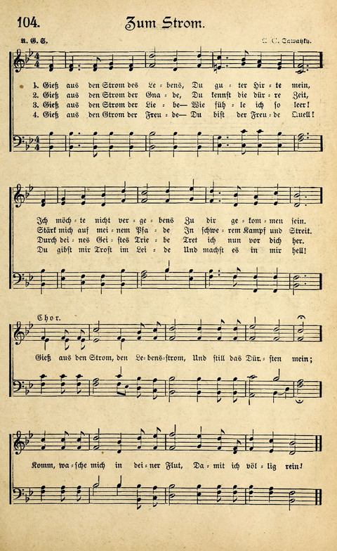 Sänger-Bote: ein Liederbuch für Kirche und Haus (4th. ed.) page 119