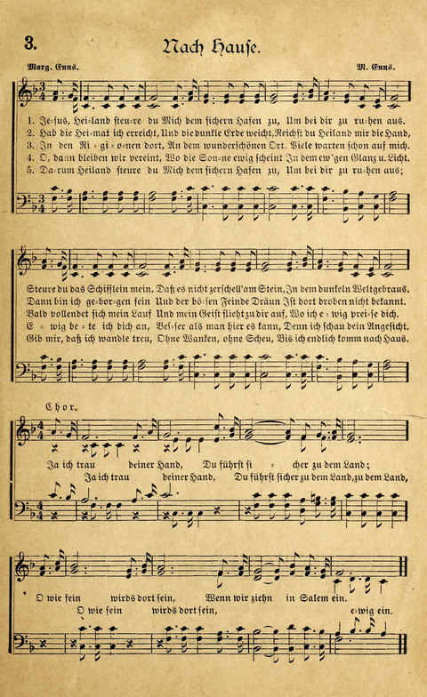 Sänger-Bote: ein Liederbuch für Kirche und Haus (4th. ed.) page 3