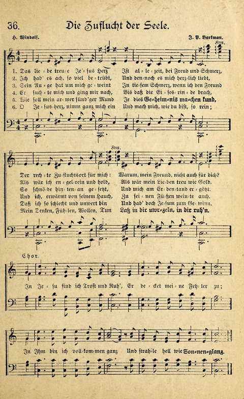 Sänger-Bote: ein Liederbuch für Kirche und Haus (4th. ed.) page 41