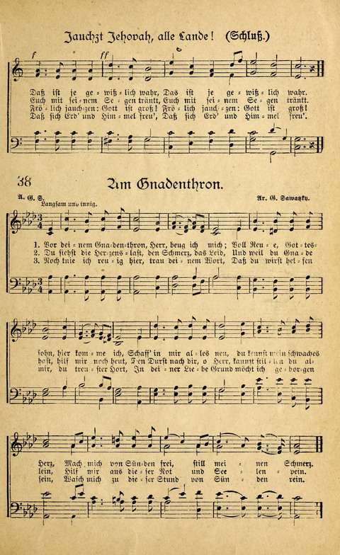 Sänger-Bote: ein Liederbuch für Kirche und Haus (4th. ed.) page 43
