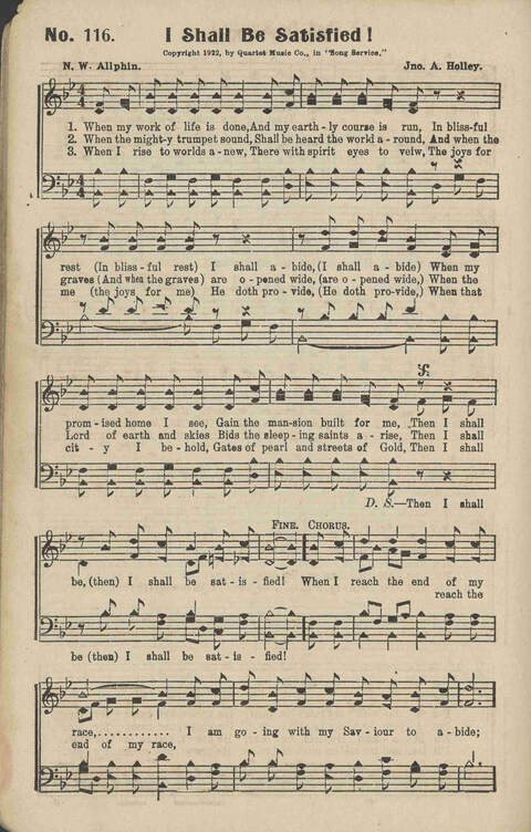 Signal Bells: for the song service page 116