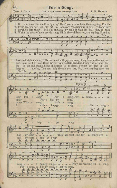 Signal Bells: for the song service page 36