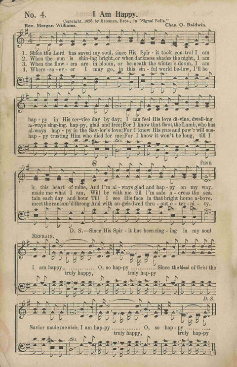 Signal Bells: for the song service page 4