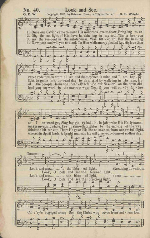 Signal Bells: for the song service page 40