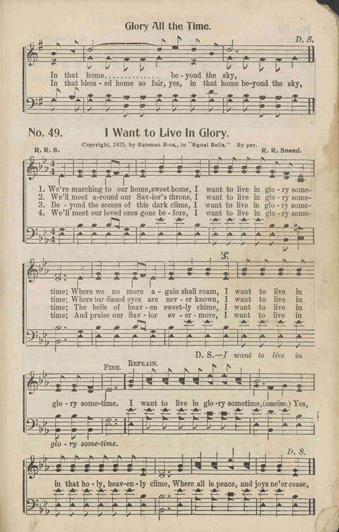 Signal Bells: for the song service page 49