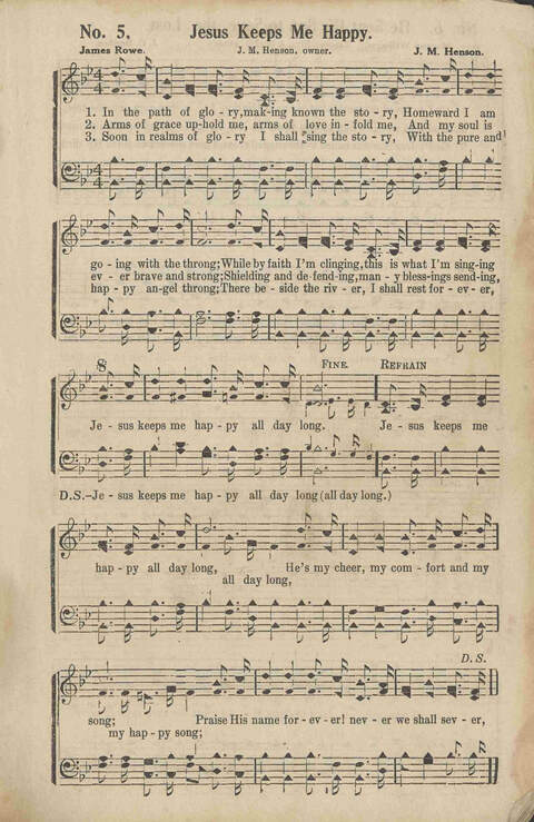 Signal Bells: for the song service page 5