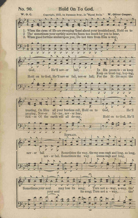 Signal Bells: for the song service page 90