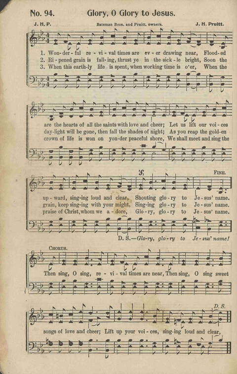 Signal Bells: for the song service page 94