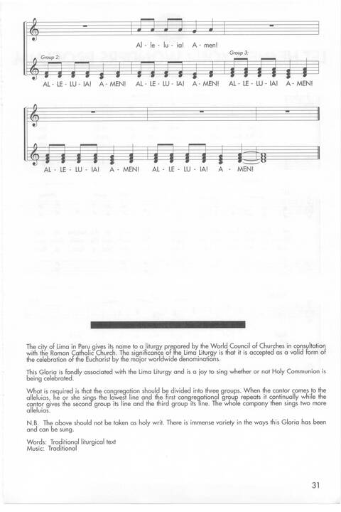 Sent by the Lord: songs of the world church, vol. 2 page 31