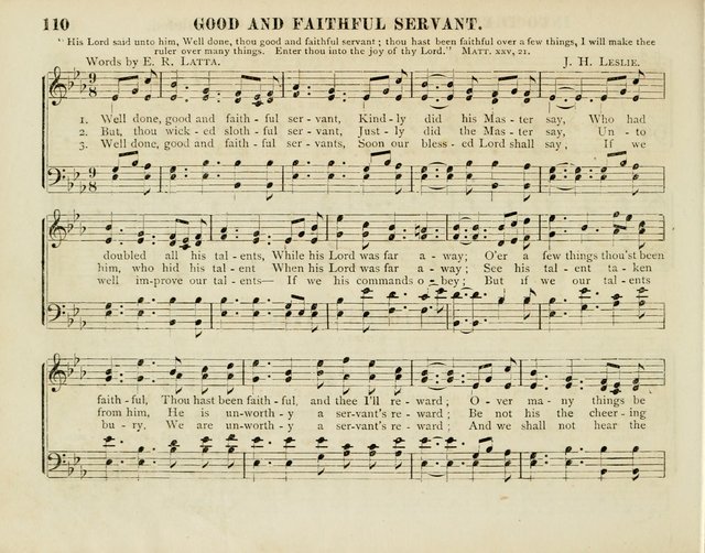 Songs of the Bible for the Sunday School page 110
