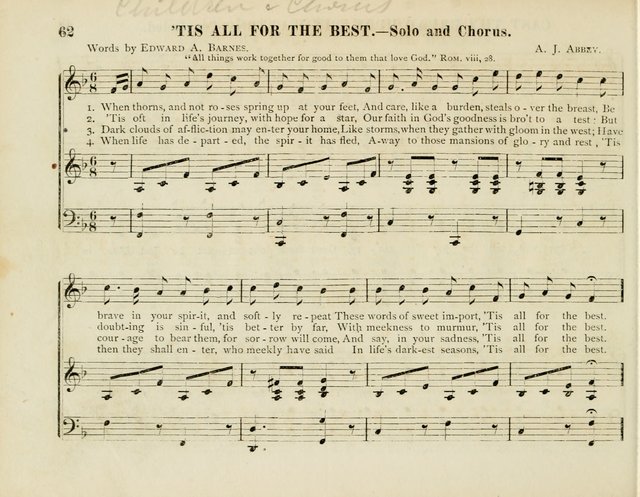 Songs of the Bible for the Sunday School page 62