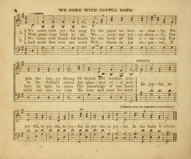 The Silver Chime: a cluster of Sabbath school melodies, tunes, sentences, chants, etc., for the use of children and teachers in their school exercises, devotions, and recreations, to which is added... page 2