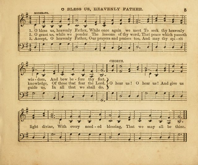 The Silver Chime: a cluster of Sabbath school melodies, tunes, sentences, chants, etc., for the use of children and teachers in their school exercises, devotions, and recreations, to which is added... page 3