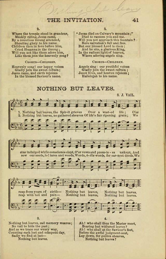 Sabbath Carols : A New Collection of Music and Hymns page 40