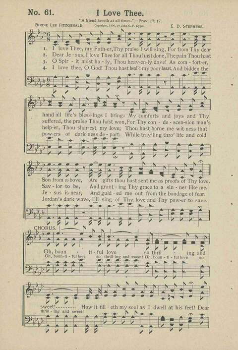 Sacred Chimes: a book of new and old hymns and tunes. For use in church services, revival meetings, Sunday schools, young peoples societies, singing schools and conventions page 54